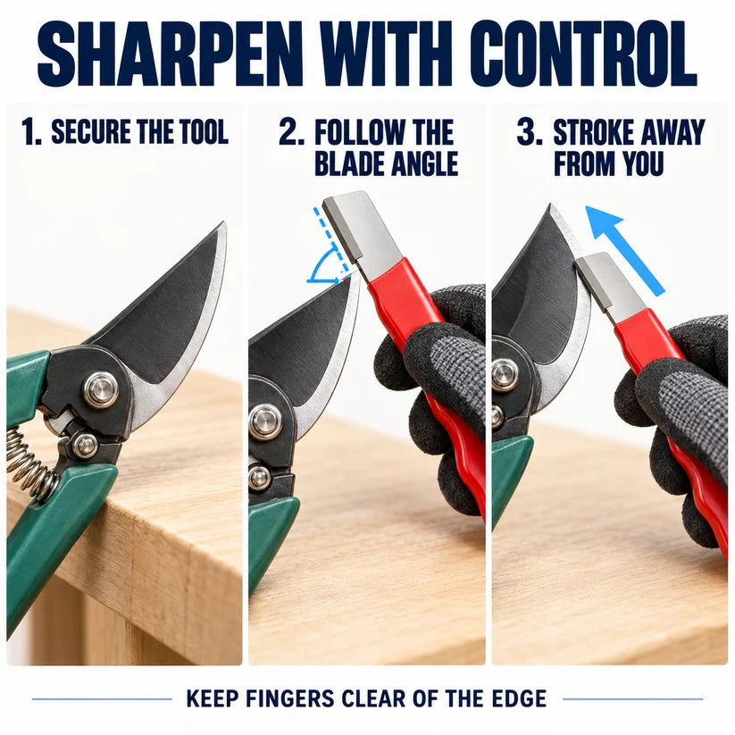 Portable Garden Tool & Blade Sharpener Set | NovoHaven