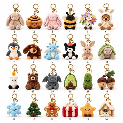 Plush Keychain Advent Calendar