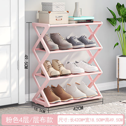 Multi-Functional Shoe Rack With Two Layers