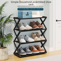 Multi-Functional Shoe Rack With Two Layers