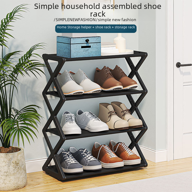 Multi-Functional Shoe Rack With Two Layers