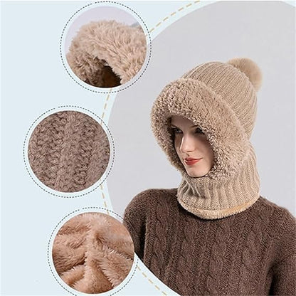 Women’s 3-in-1 Knitted Hat