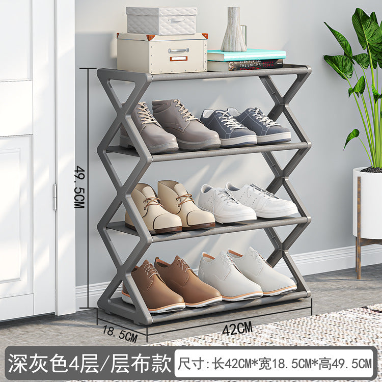 Multi-Functional Shoe Rack With Two Layers