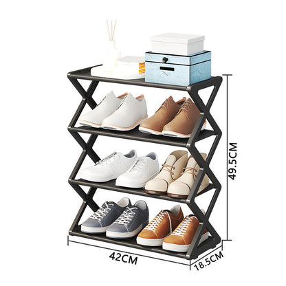 Multi-Functional Shoe Rack With Two Layers