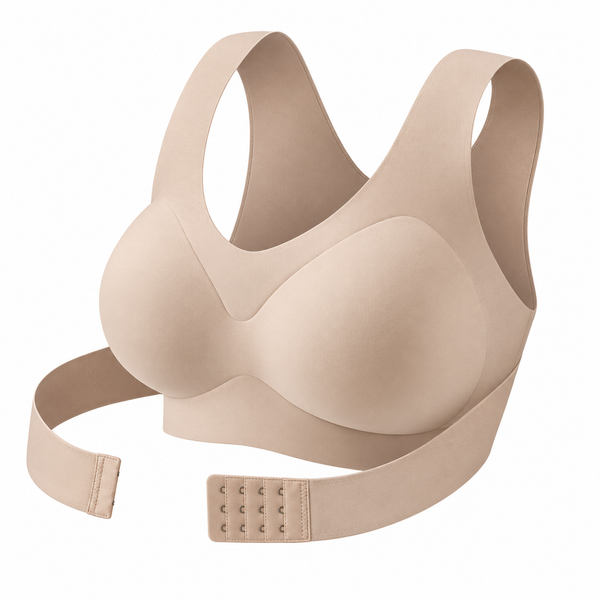 Seamless Cross-Back Support Bralette
