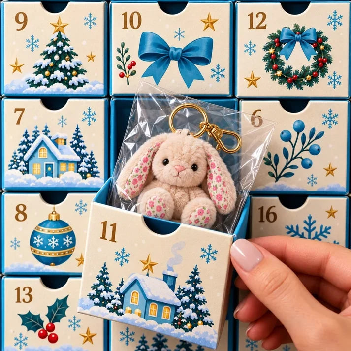 Plush Keychain Advent Calendar
