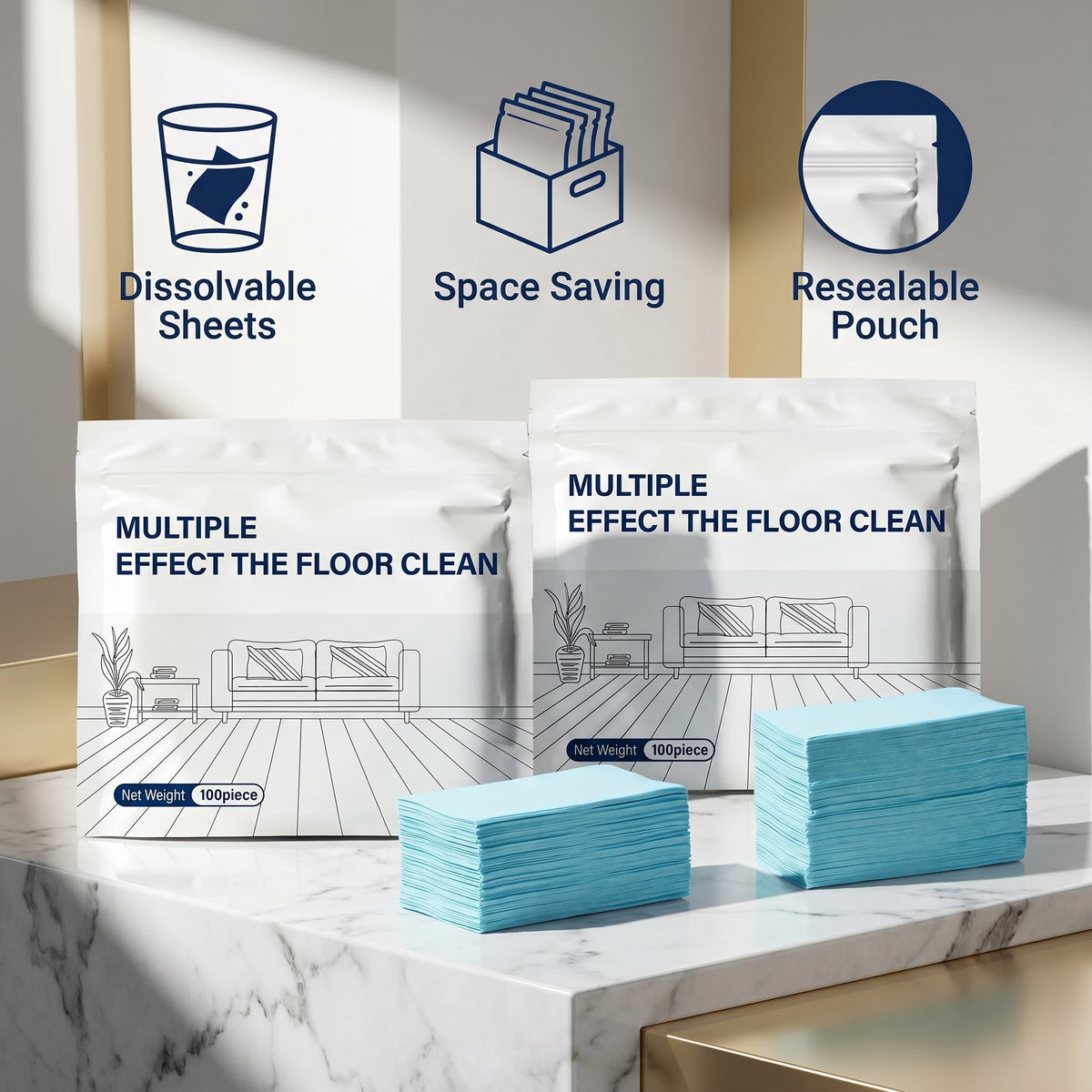 Ballifay™ Premium Multi-Surface Cleaning Sheets