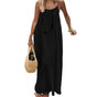 Soft Loose Fabric Dress Women Dress Women's Backless Cami Dress Summer Boho Maxi Sundress Spaghetti Strap Beach Back Tie Dresses