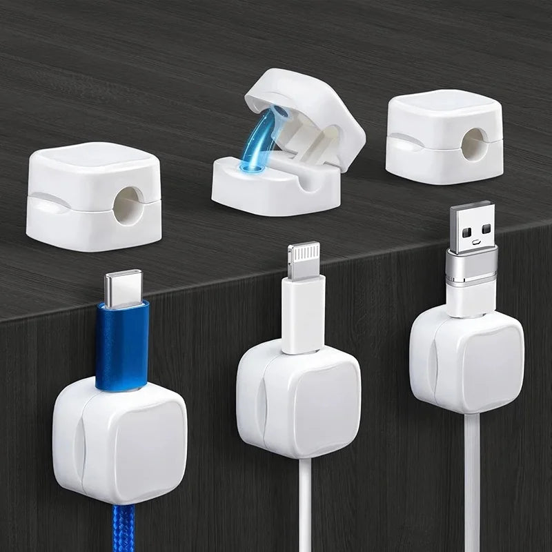 Magnetic Cable Clip Holder (6-Pack)