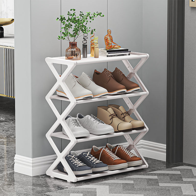 Multi-Functional Shoe Rack With Two Layers