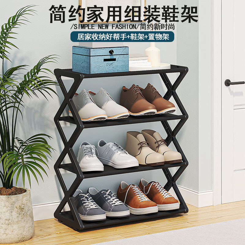 Multi-Functional Shoe Rack With Two Layers