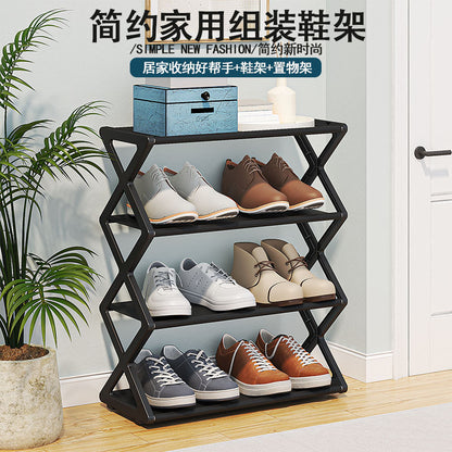 Multi-Functional Shoe Rack With Two Layers